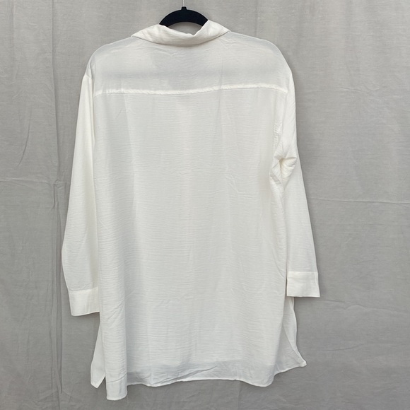 MISIA white long sleeve sequin pocket blouse - Picture 4 of 5